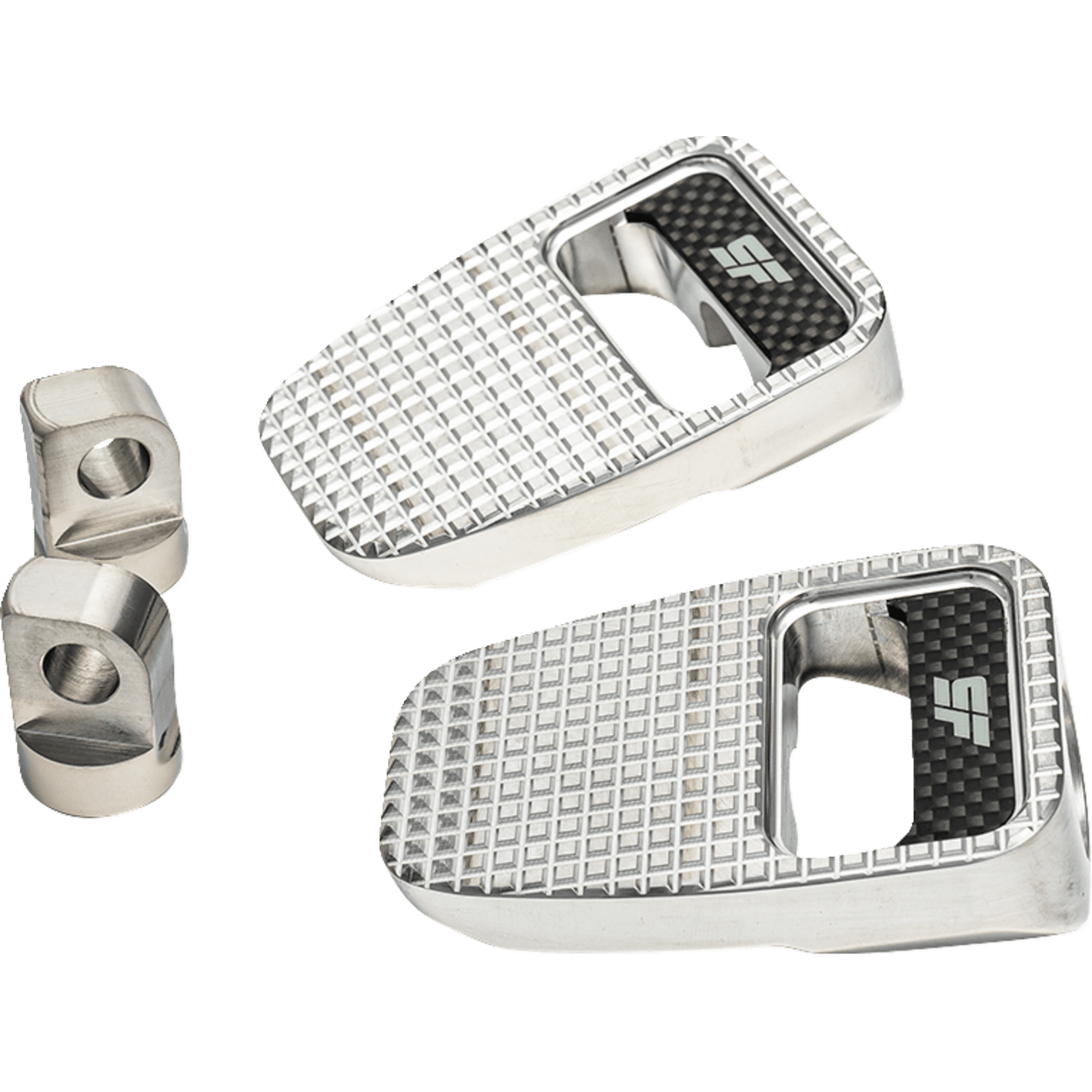 SLYFOX Footpegs Silver Polished SF904002