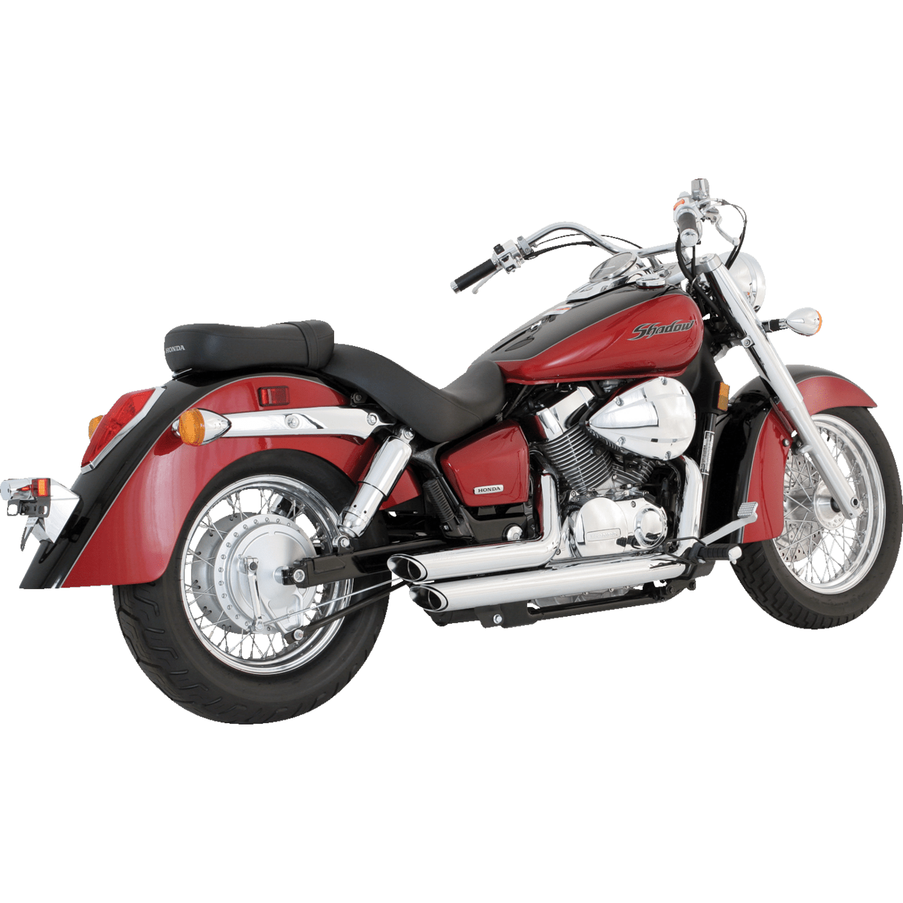 VANCE & HINES Shortshots Staggered Exhaust System Chrome 18319