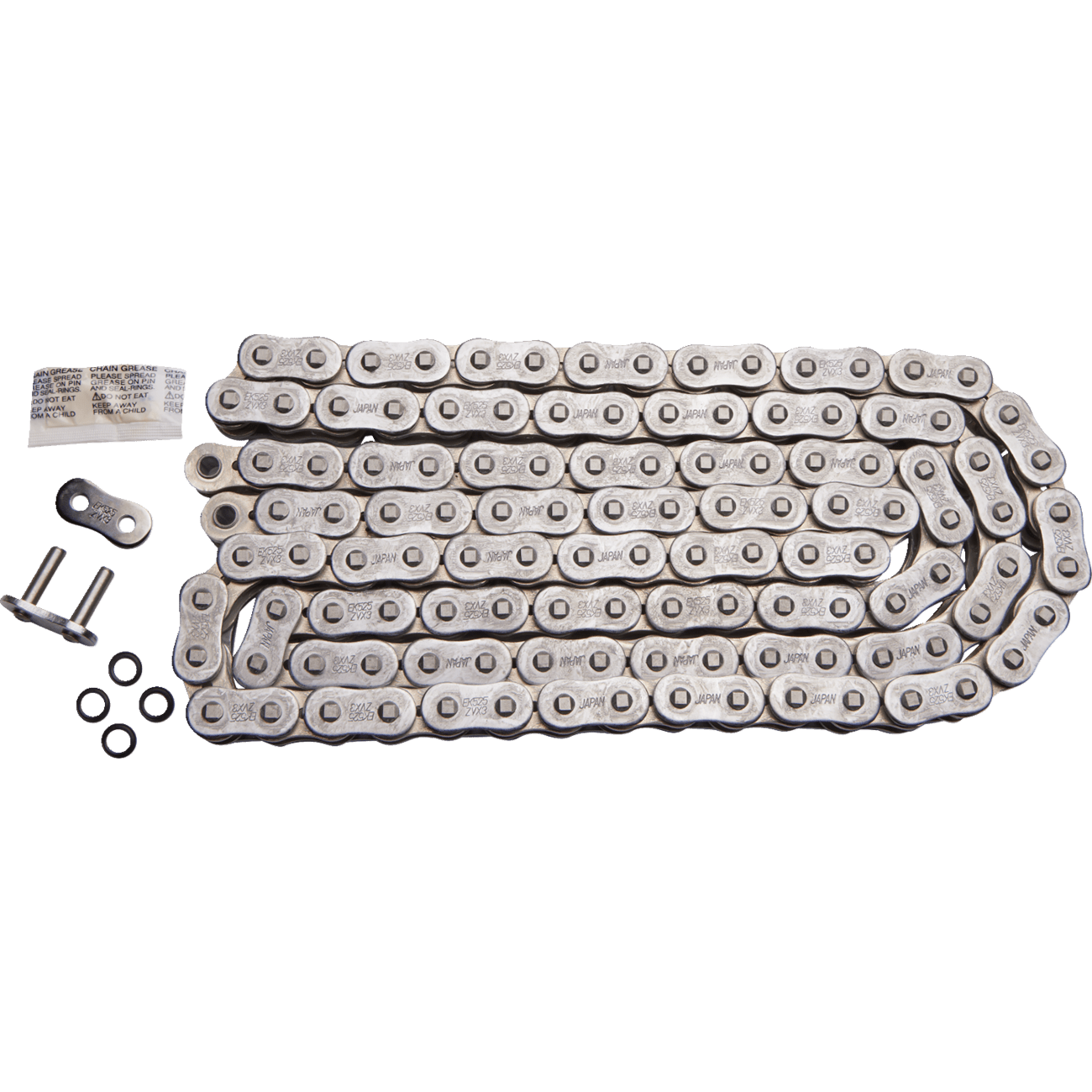 EK 525 ZVX3 Sportbike Chain 120 Links Chrome 525ZVX3120C