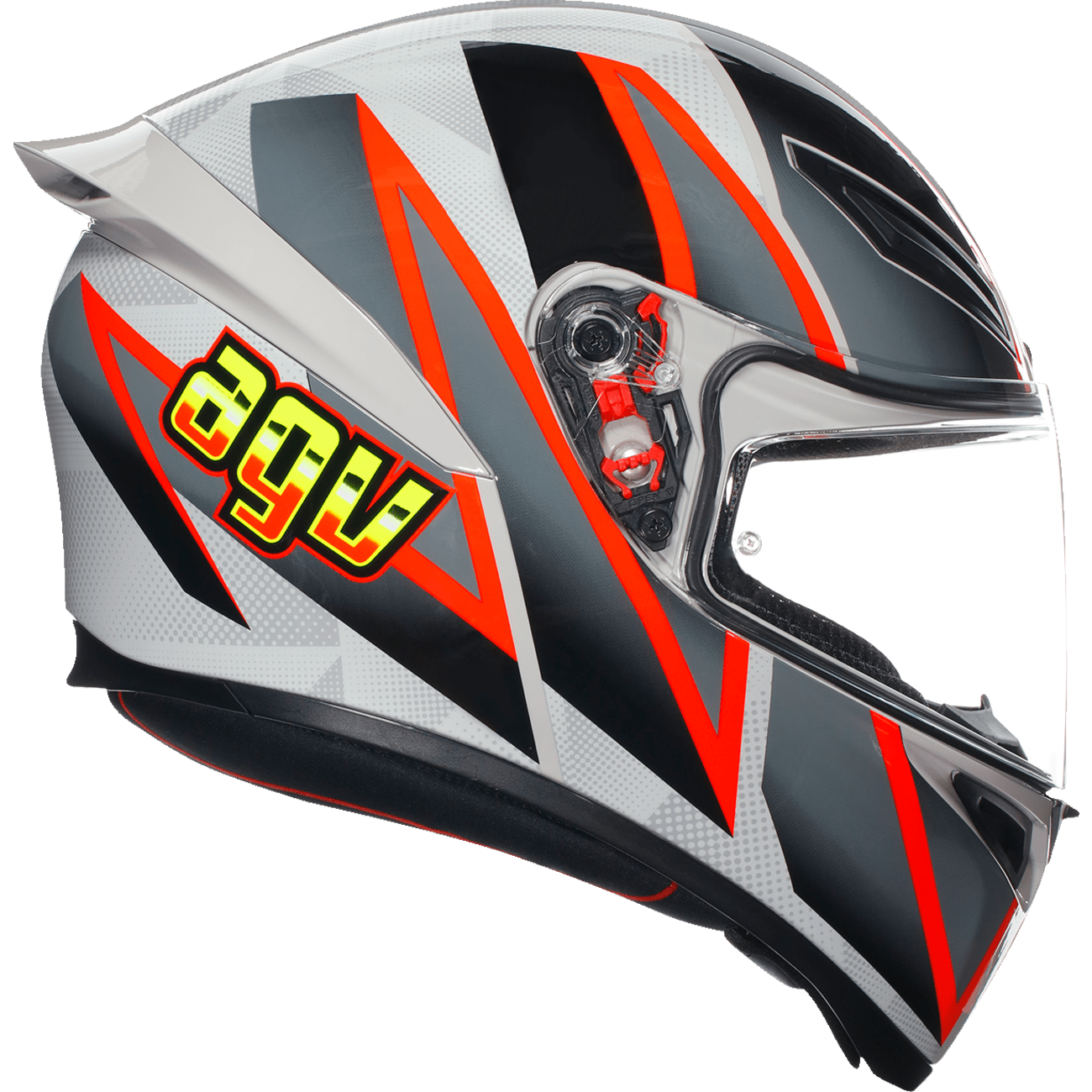 AGV K1 S Helmet Blipper Gray/Red Small