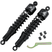 PROGRESSIVE SUSPENSION Shocks 412 Cruiser Series Black 14.25" Heavy Duty 4124058B