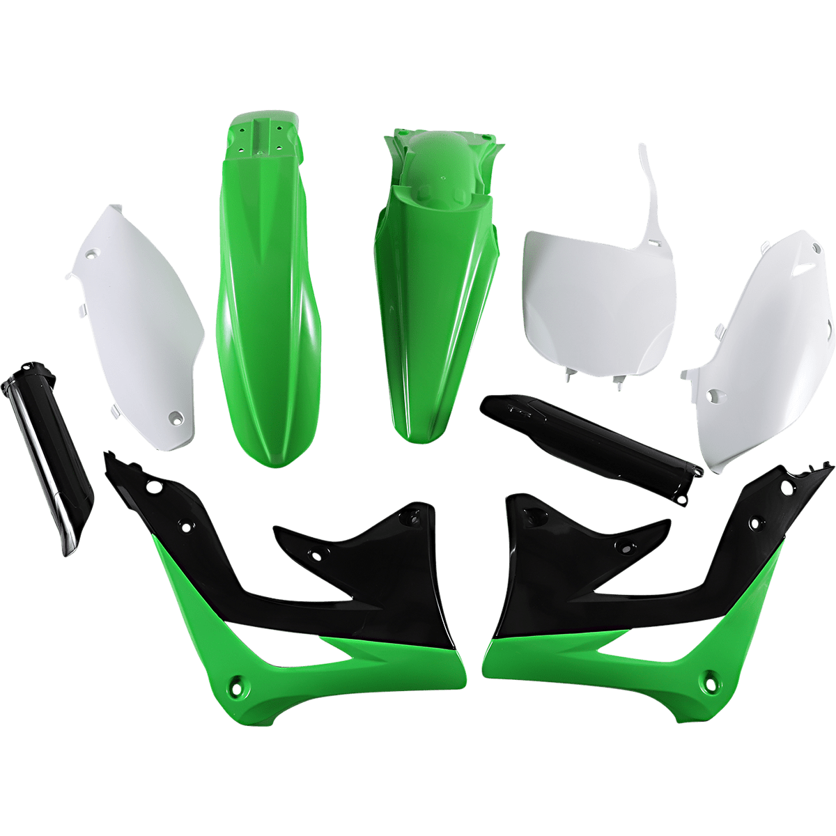 ACERBIS Full Replacement Body Kit OEM '12 Green/Black/White 2250453593