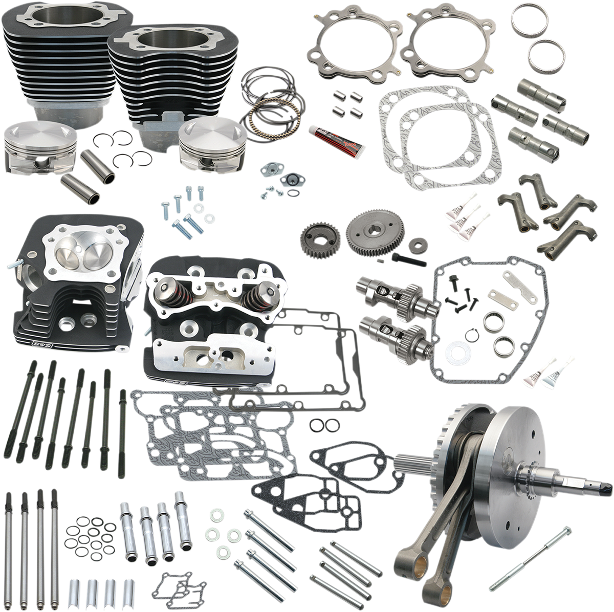 S&S CYCLE 124" Hot Set Up® Engine Performance Kit Black 9000569