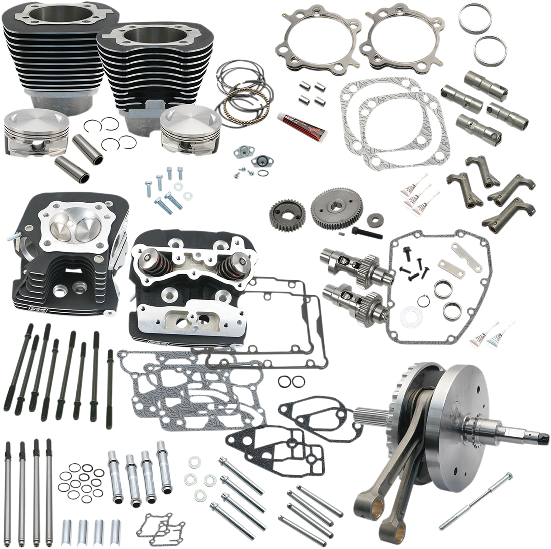 S&S CYCLE 124" Hot Set Up® Engine Performance Kit Black 9000569