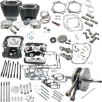 S&S CYCLE 124" Hot Set Up® Engine Performance Kit Black 9000569