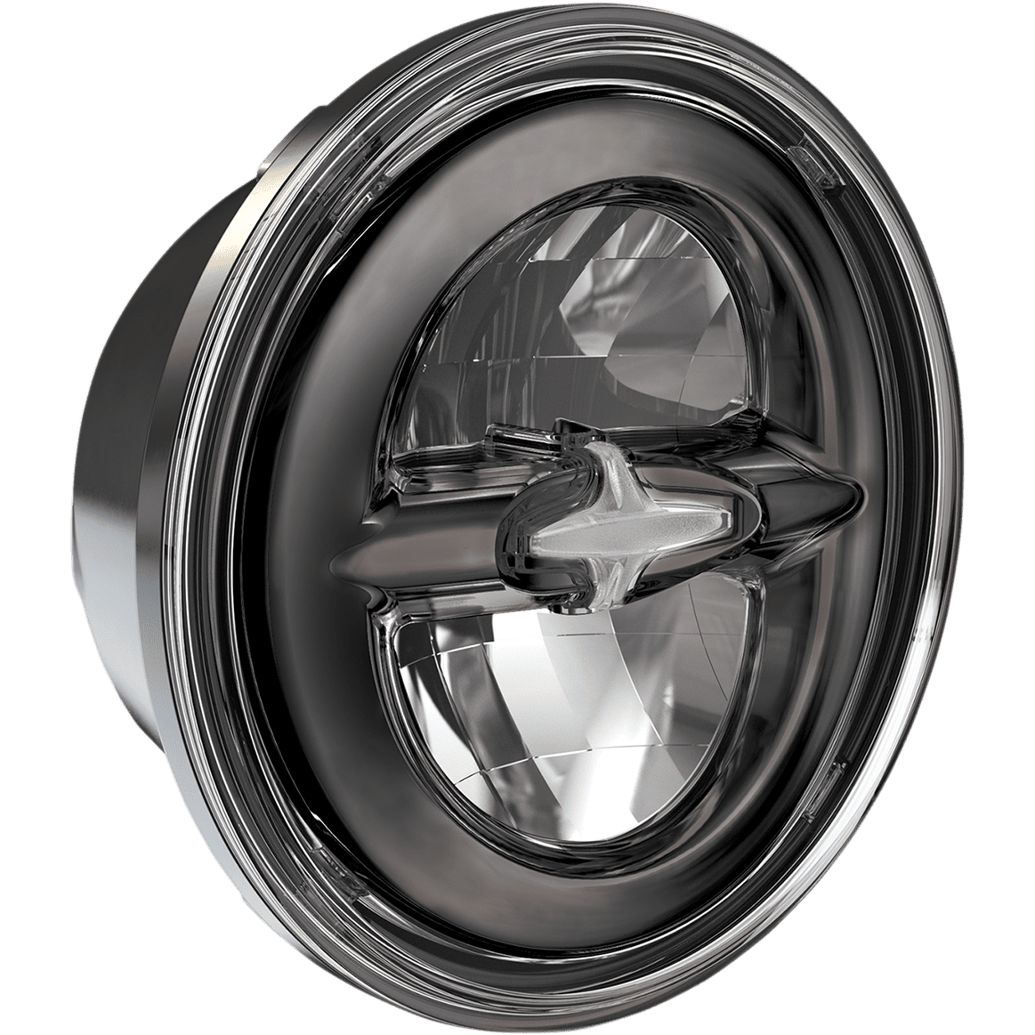 DRAG SPECIALTIES 5.75" Reflector Style LED Headlamp Dark Chrome