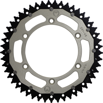 MOOSE RACING Dual Sprocket Silver 49 Tooth