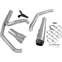 BASSANI XHAUST 2-into-1 Road Rage Exhaust System Chrome 1S94R