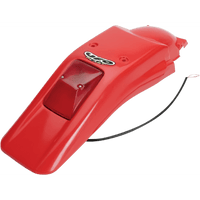 UFO Enduro Rear Fender with 21/5W Light XR Red