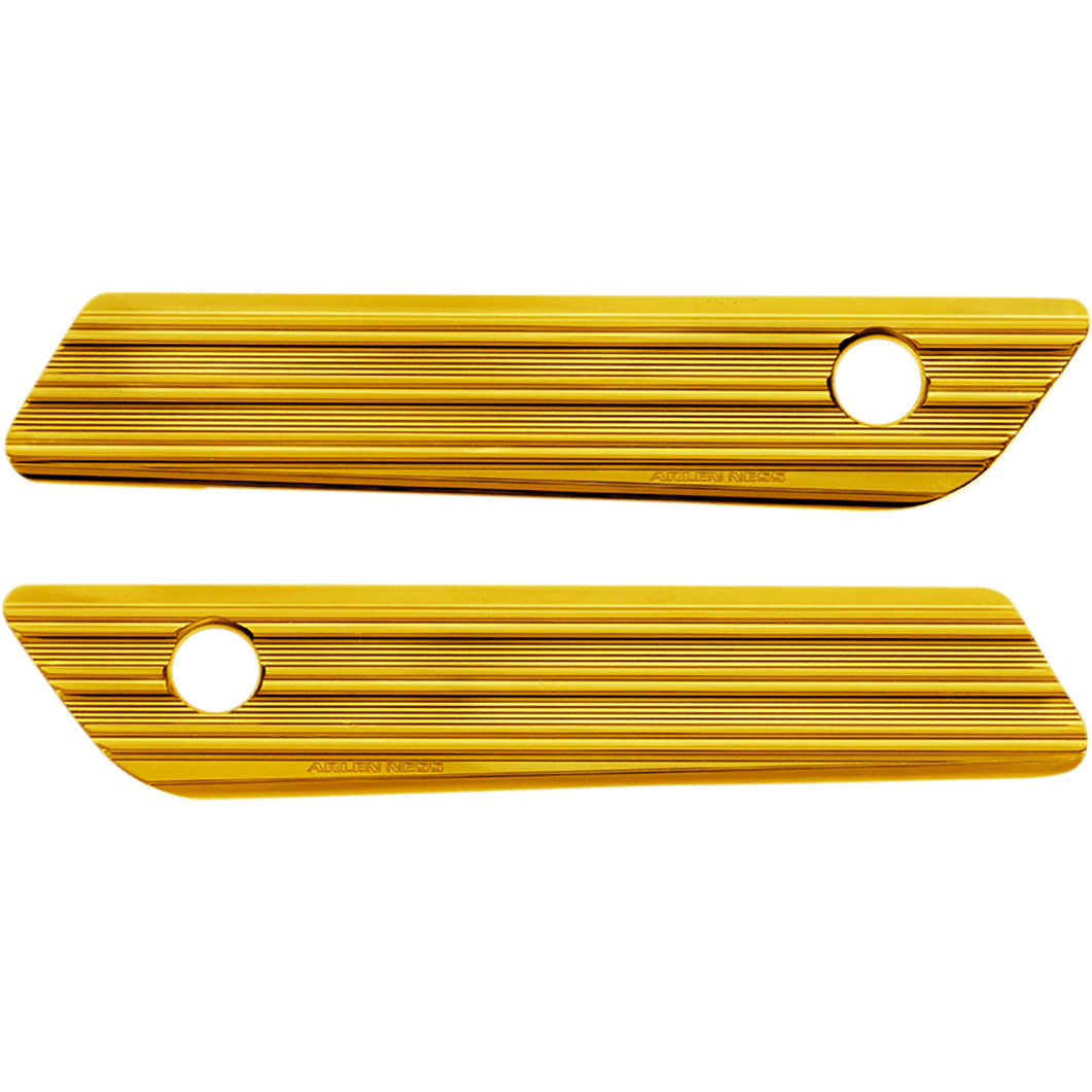 ARLEN NESS Saddlebag Latch Covers Gold 03606