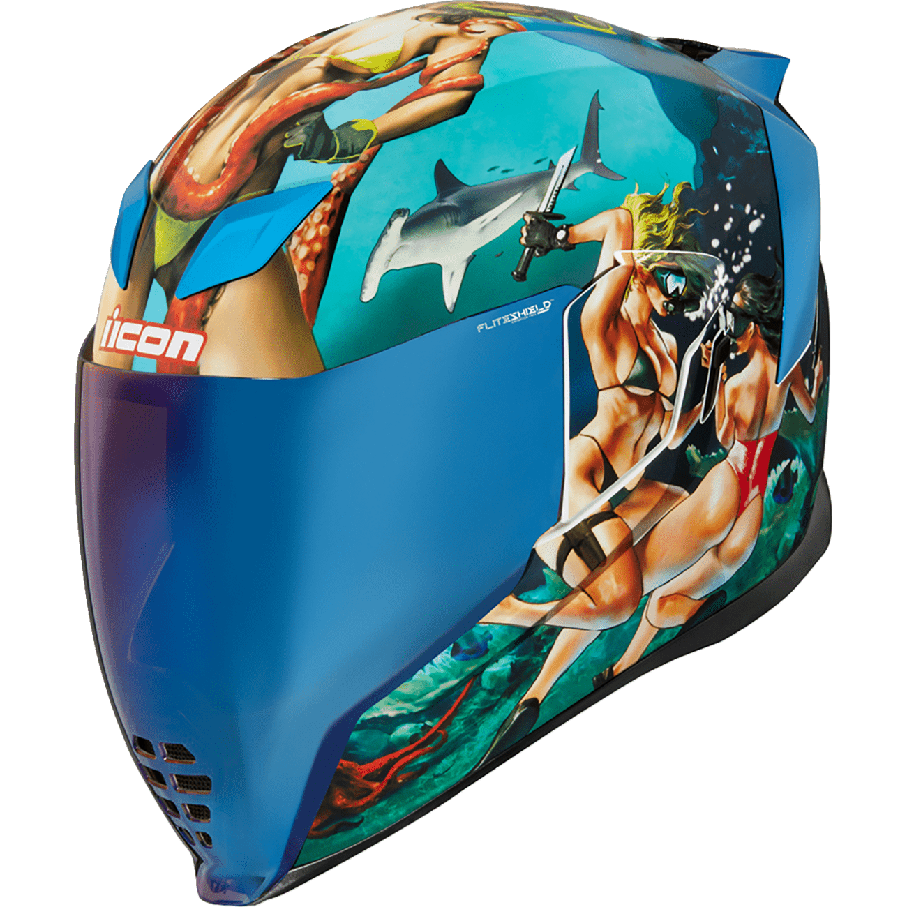 ICON Airflite™ Helmet Pleasuredome4 Blue XS