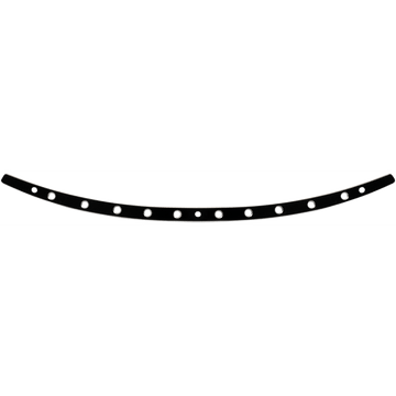 MEMPHIS SHADES Windshield Trim Black Holes FLH '96-'13