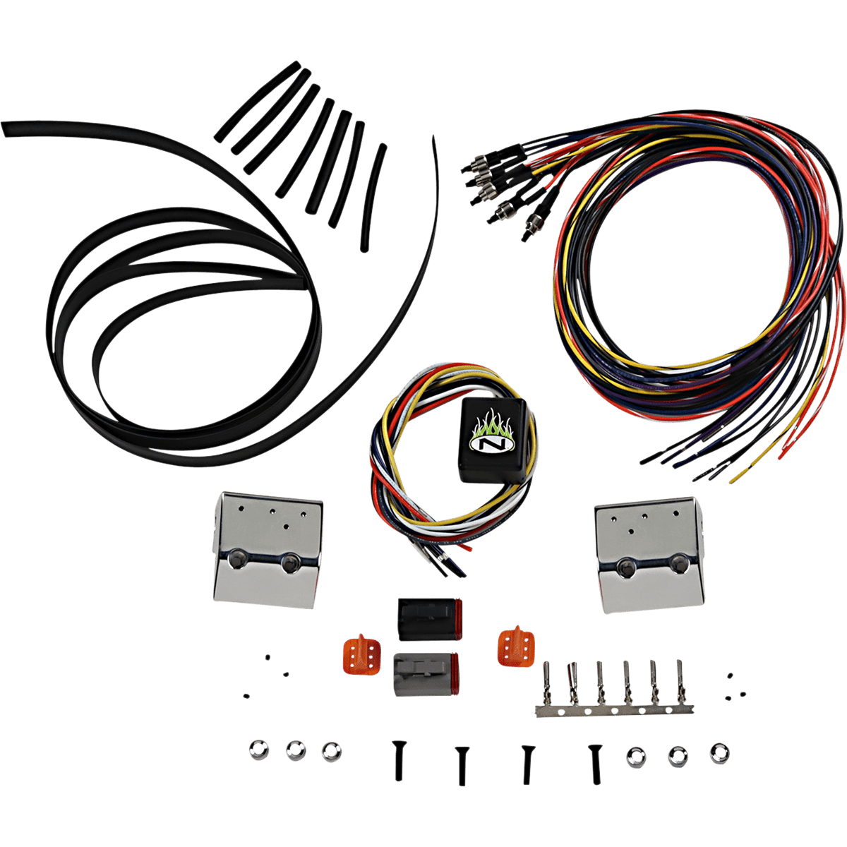 GMA ENGINEERING BY BDL Switch Kit Brake/Clutch Harness Polished GMAHBWHSWOP