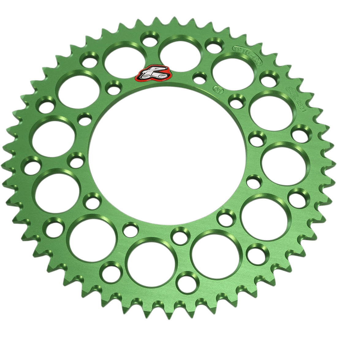 RENTHAL Sprocket Kawasaki Green 51 Tooth 191U42051GEGN