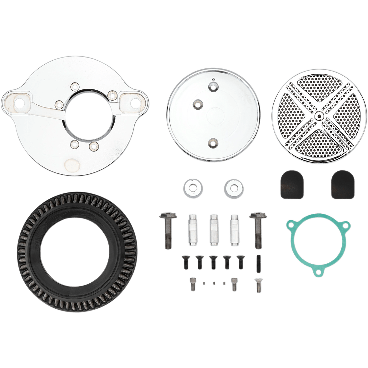 LA CHOPPERS Air Cleaner Kit Chrome LA239003