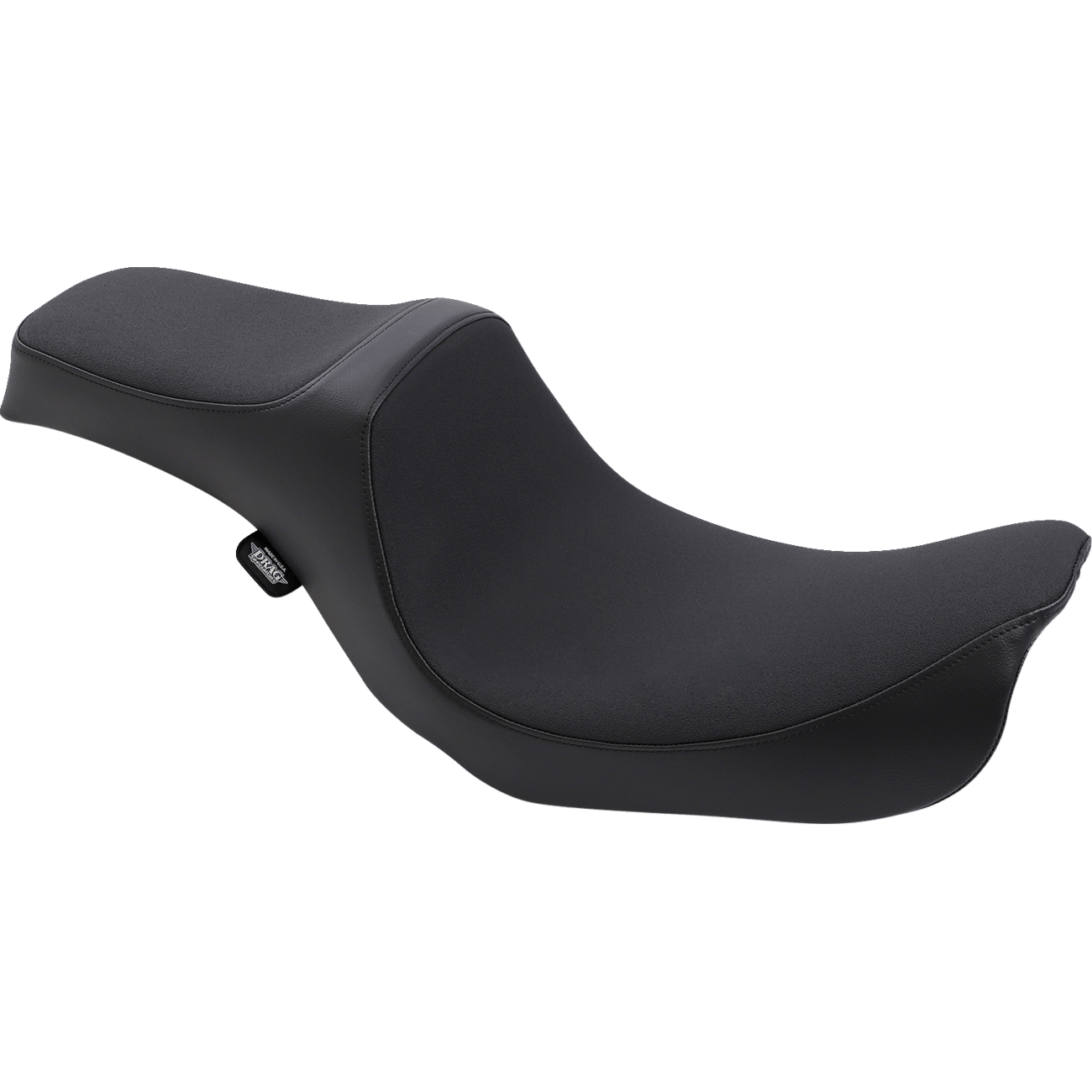 DRAG SPECIALTIES Predator III Slip Stop™ Seat Smooth Black FLD/FXD '06-'17