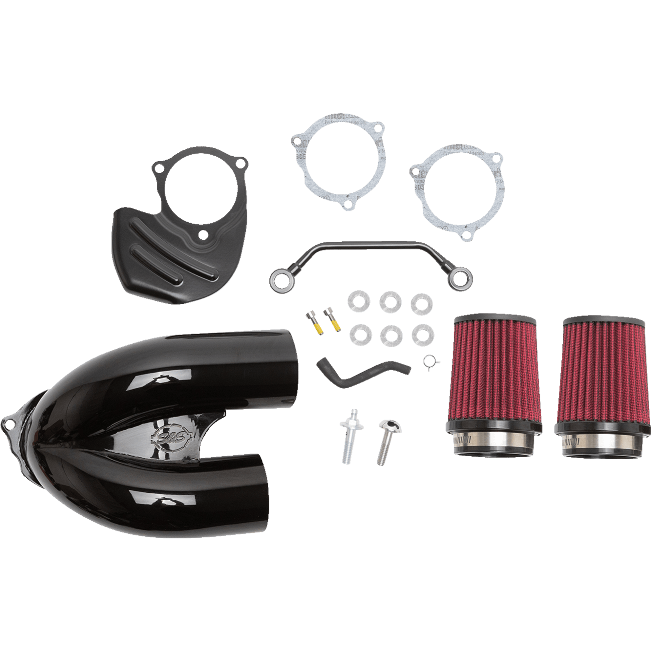 S&S CYCLE Tuned Induction Air Cleaner Kit Gloss Black 1700567A