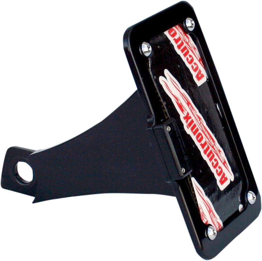 ACCUTRONIX Side Mount License Plate Assembly Black LPF092HVB