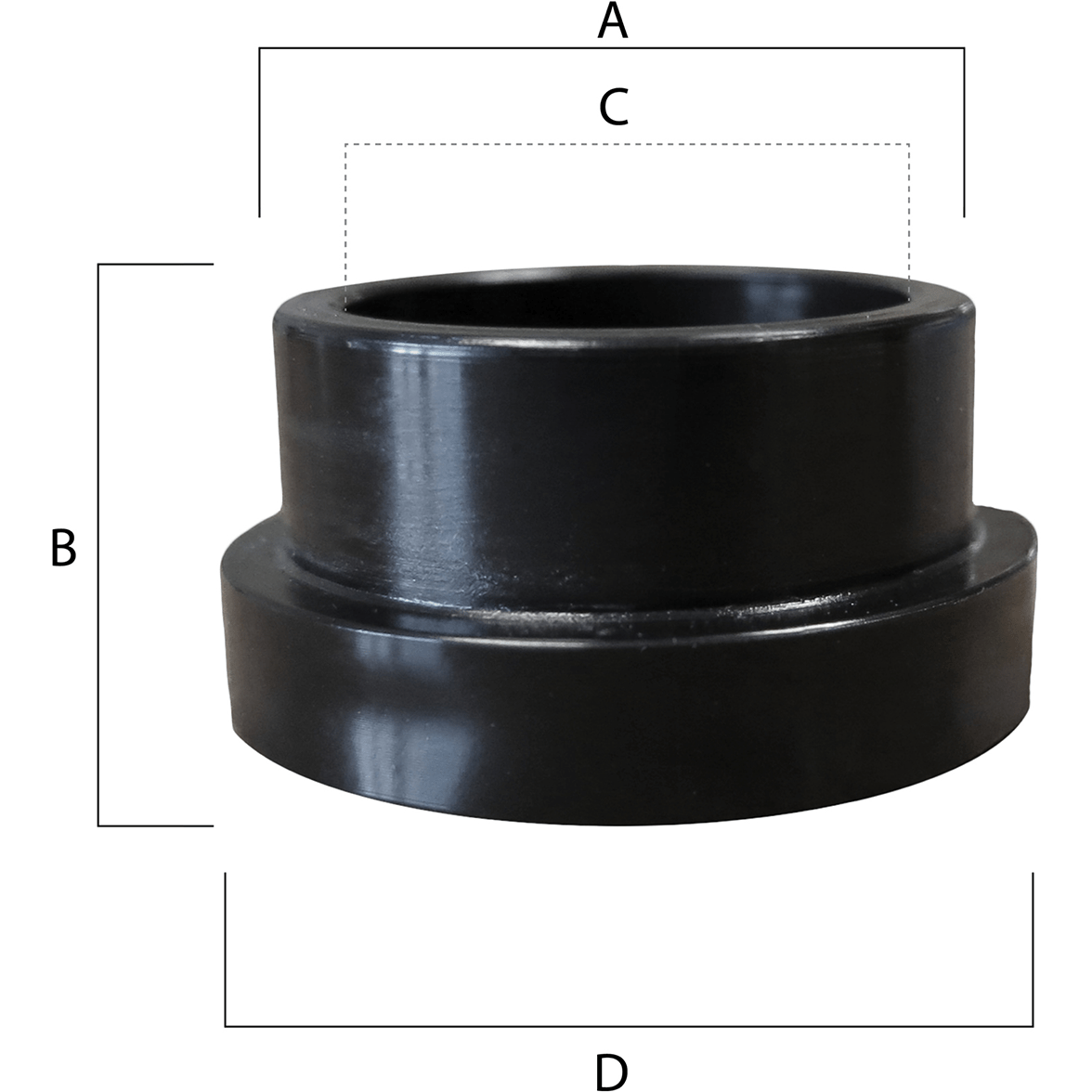 EPI Shock Bushing 1.005" OD x 0.51" H x 0.828" ID x 1.2" Flange OD 2-Pack