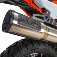 VANCE & HINES Adventure Hi-Output 450 Slip-On Muffler Stainless Steel 17415