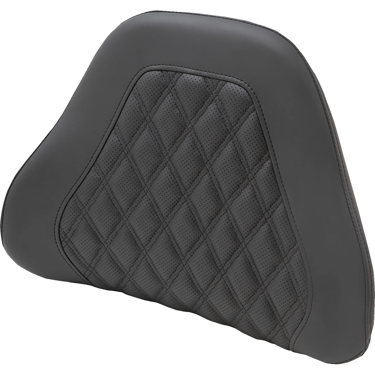 SADDLEMEN Tour-Pak® Backrest Pad Cover Lattice Stitched Black 8811885LS