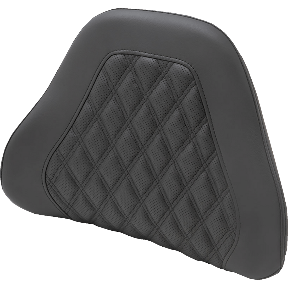 SADDLEMEN Tour-Pak® Backrest Pad Cover Lattice Stitched Black 8811885LS