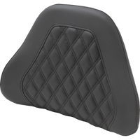 SADDLEMEN Tour-Pak® Backrest Pad Cover Lattice Stitched Black 8811885LS