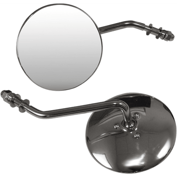 EMGO Mirror 4" Smooth Chrome