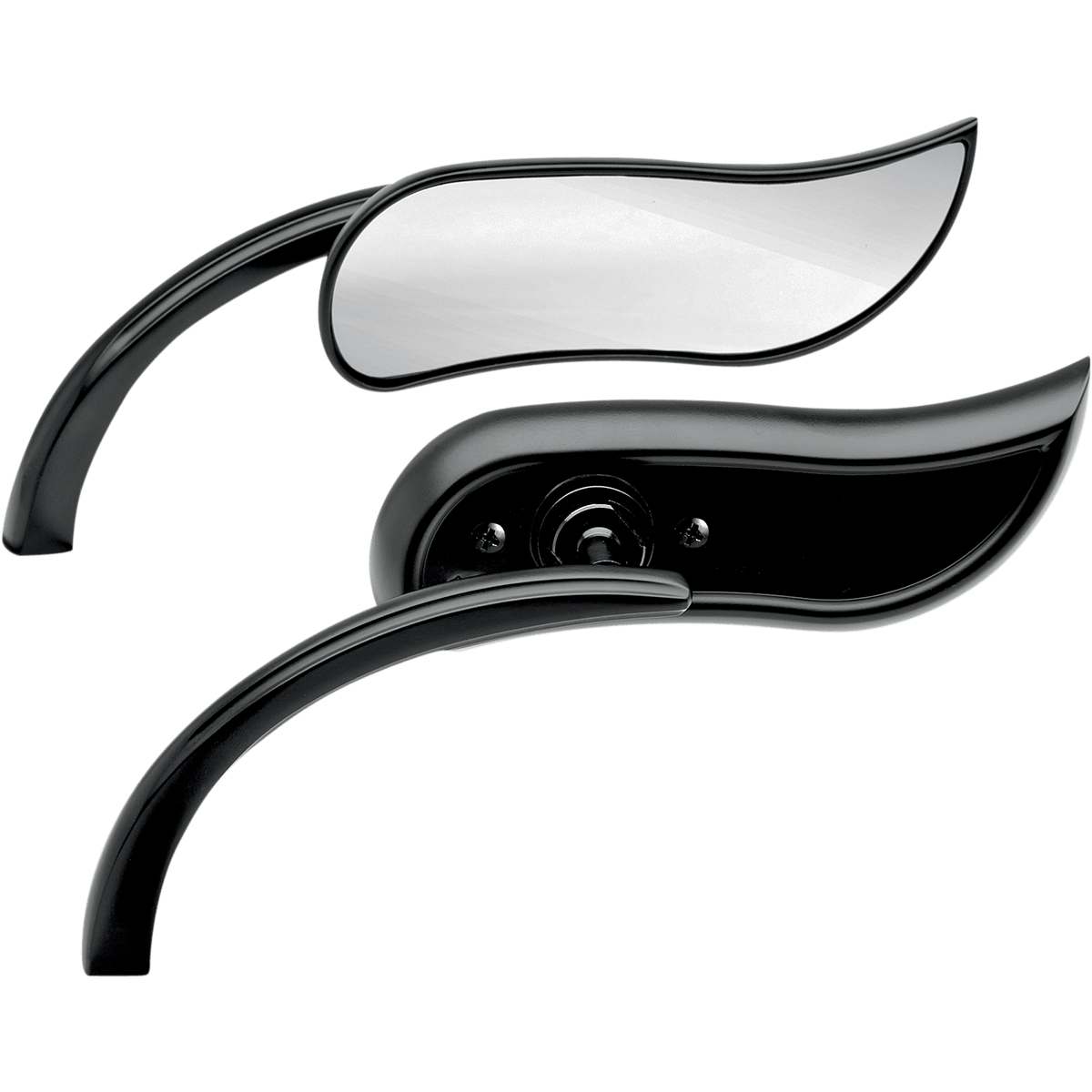 ARLEN NESS Mirror Micro Upswept Side View Cat Eye Black Left