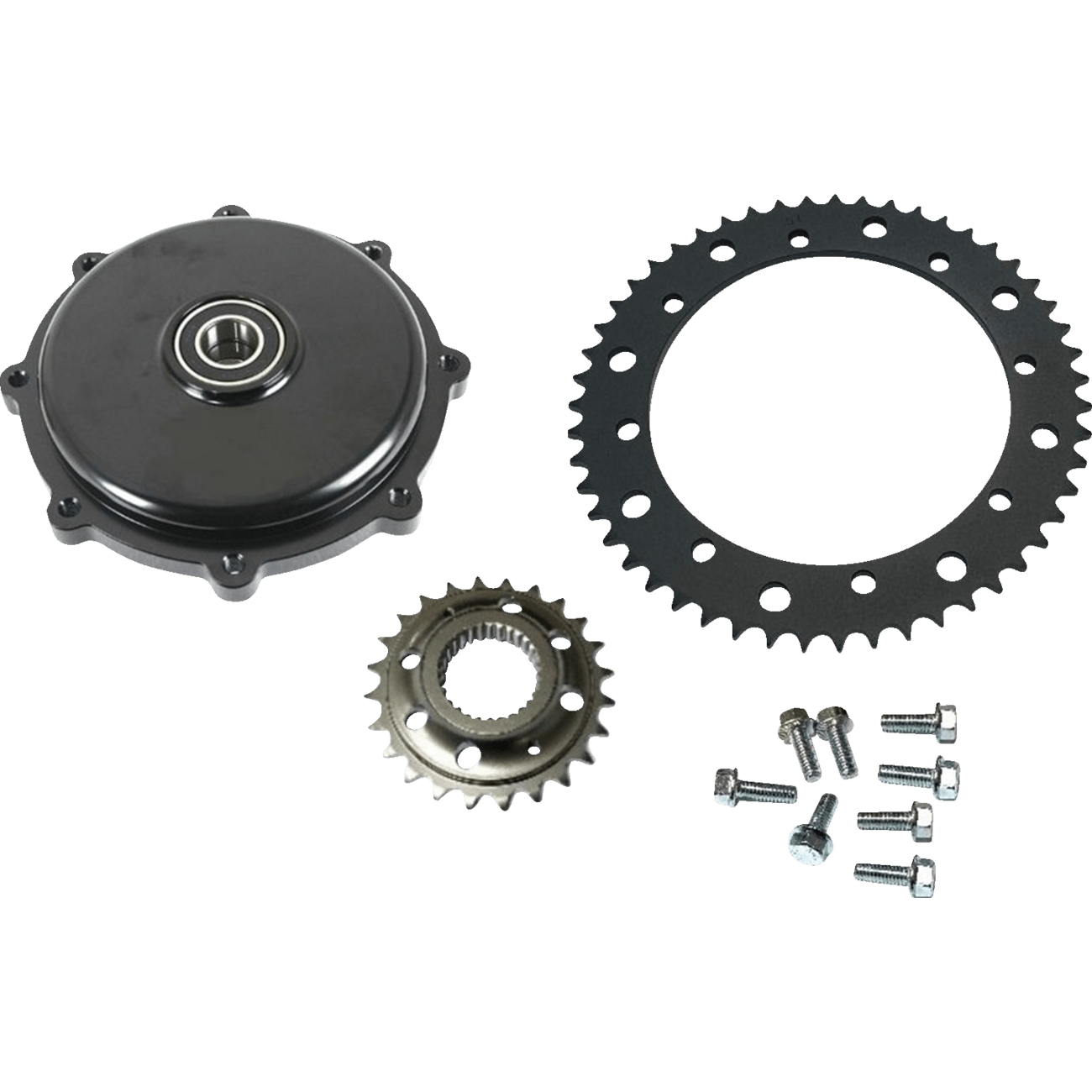 DRAG SPECIALTIES Conversion Sprocket Kit Black '17-'23