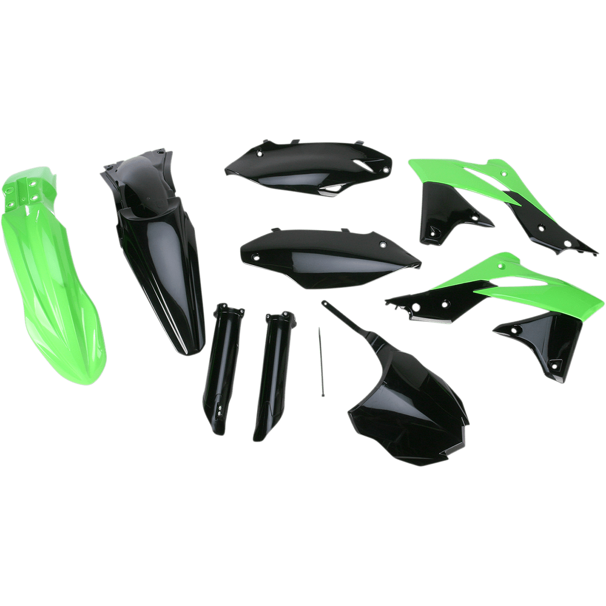 ACERBIS Full Replacement Body Kit OEM '13 Black/Green 2314183914