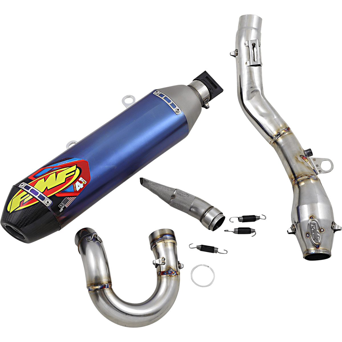 FMF 4.1 RCT Exhaust with MegaBomb Anodized Titanium 045663