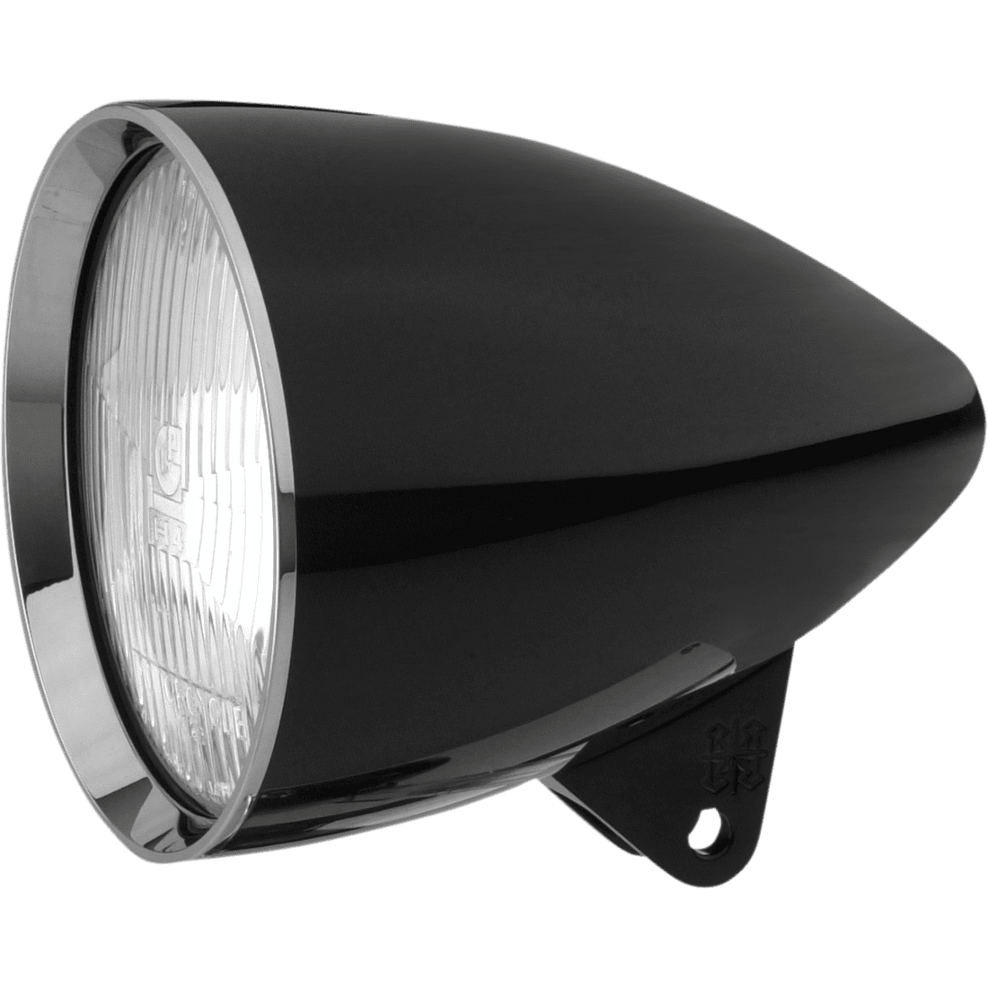 HEADWINDS 5 3/4" Headlight Housing Black Concours Rocket Smooth 15800ZCZA