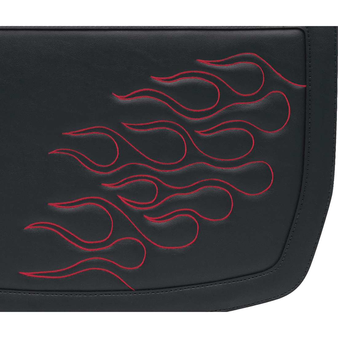 SADDLEMEN Flame Saddlebag Dark Red Large X021050415