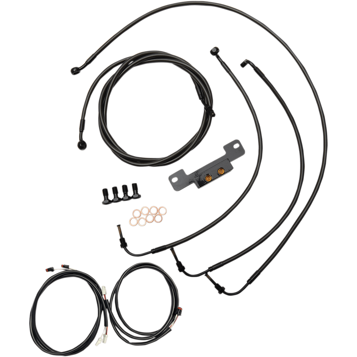 LA CHOPPERS Cable Kit 15" 17" Handlebars Midnight LA8055KT316M