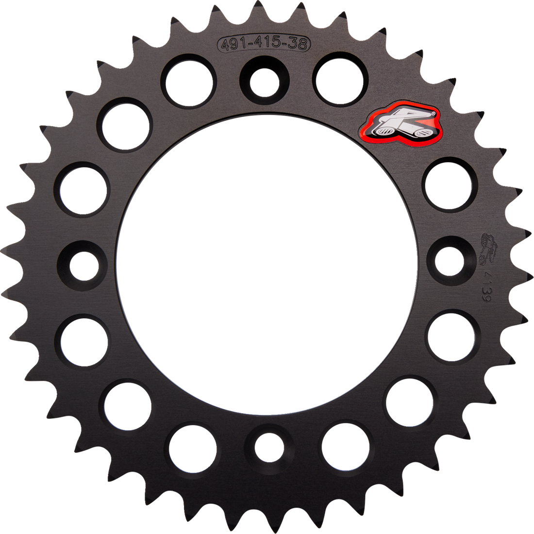 RENTHAL Rear Sprocket Aprilia/Gas Gas/Husqvarna/KTM Black 38 Tooth 49141538PBK