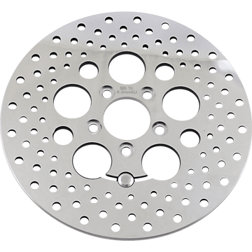 DRAG SPECIALTIES Drilled Brake Rotor Rear 11.8" Touring