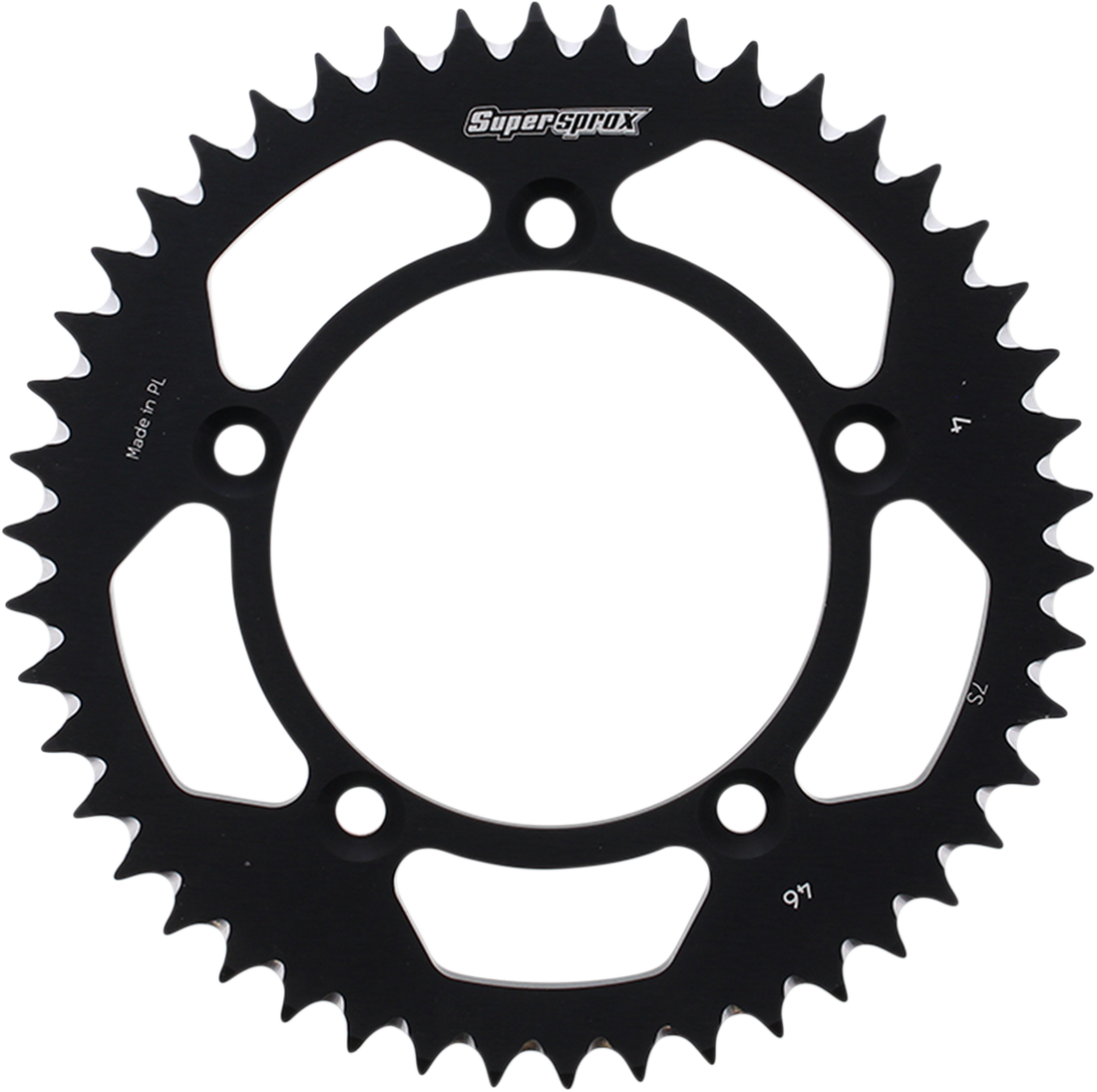 SUPERSPROX Rear Sprocket Black Husqvarna/KTM 46 Tooth