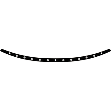 MEMPHIS SHADES Windshield Trim Black Dish FLH '96-'13