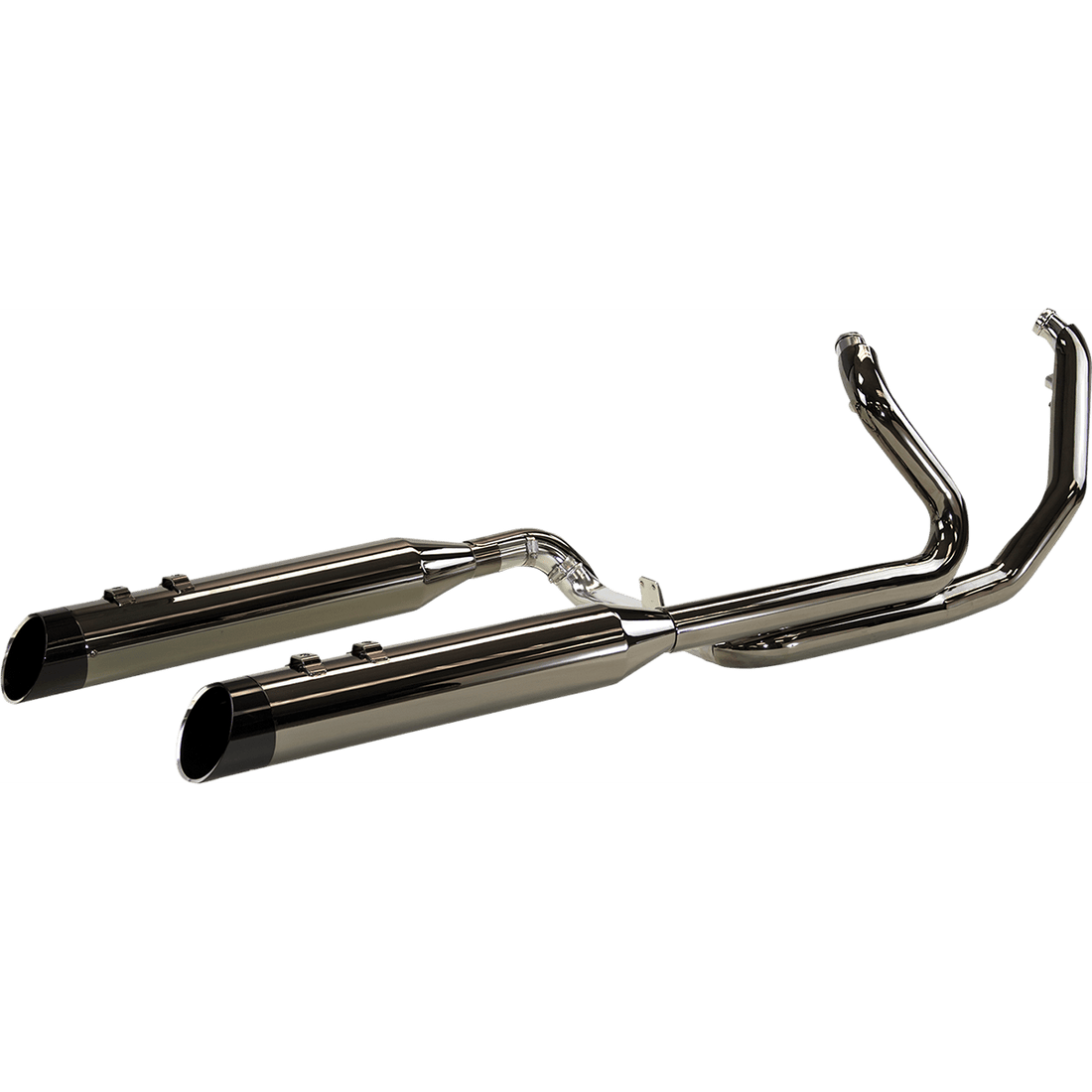 KHROME WERKS 2-into-2 Dominator Exhaust System with 4-1/2" Mufflers Eclipse® FL 201445