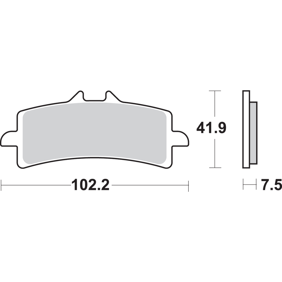 SBS HS Brake Pads 841HS