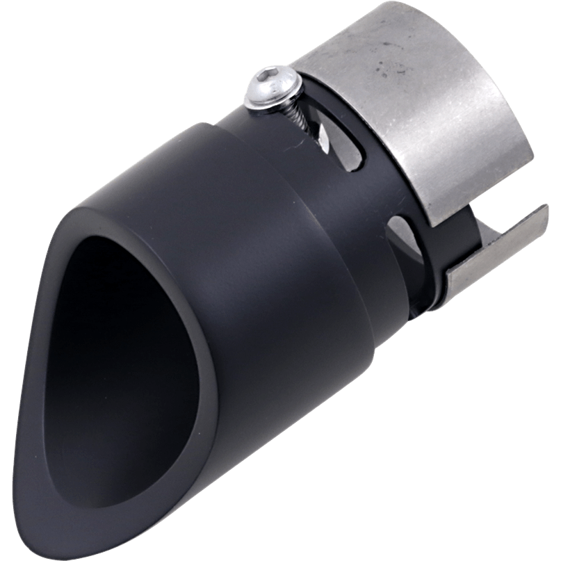 BARON Family Jewel Exhaust Tip Black Mini Scalloped BA110002B