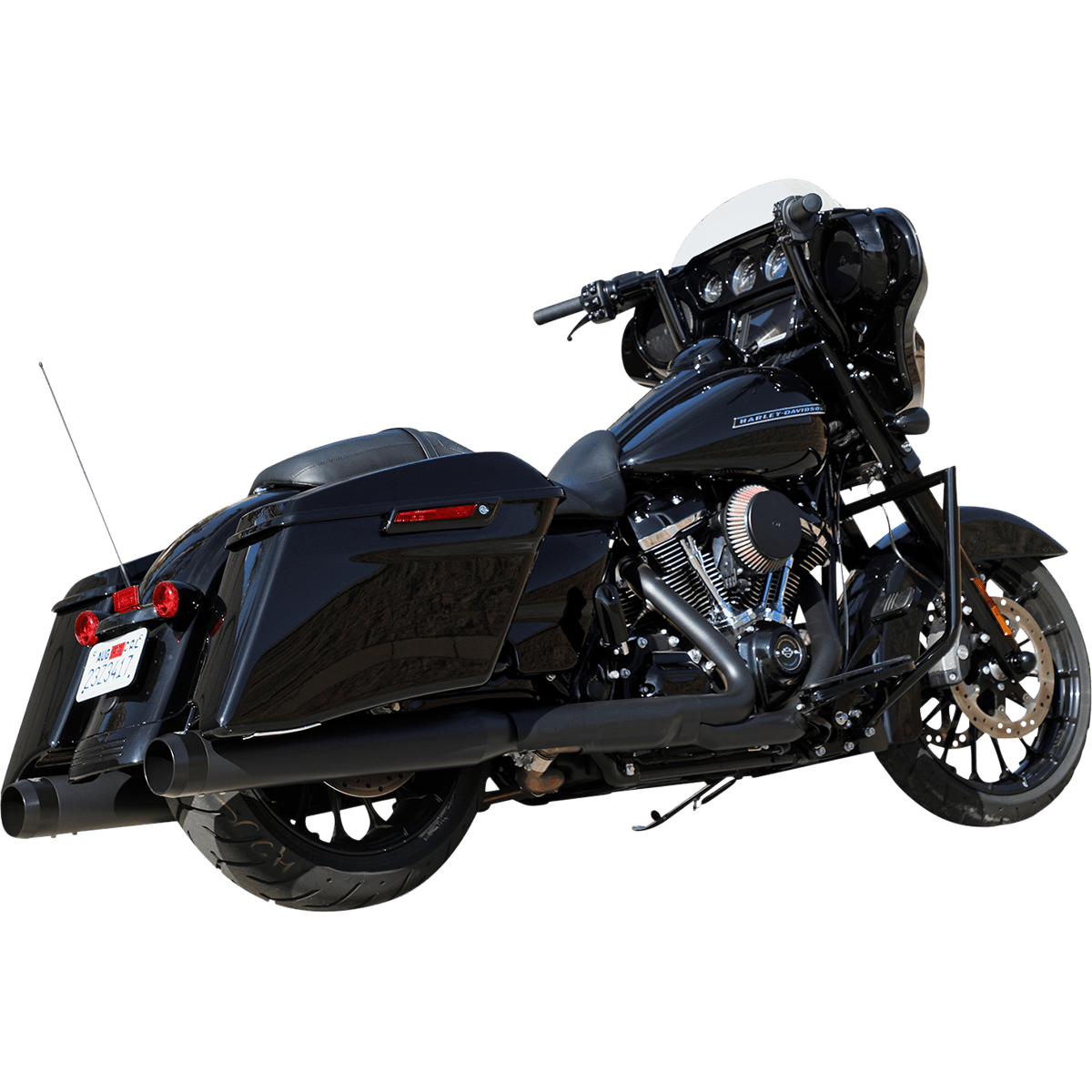 LA CHOPPERS Engine Guard Black Twin Peaks LA710000B