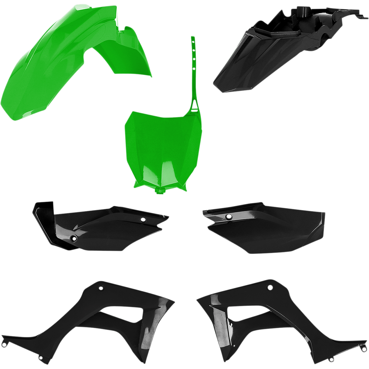 ACERBIS Full Replacement Body Kit Green/Black 2861931089