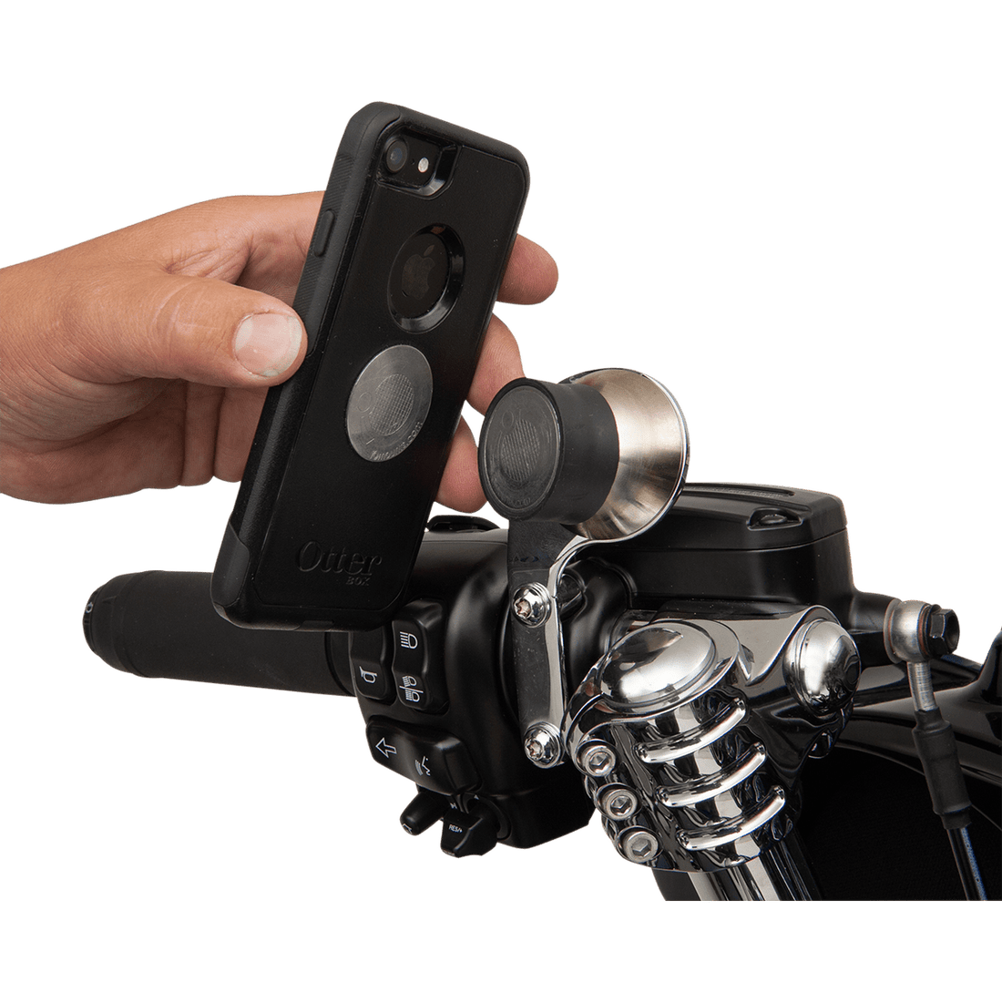 KLOCK WERKS Switch Mount iOmount™ Chrome KWD010380