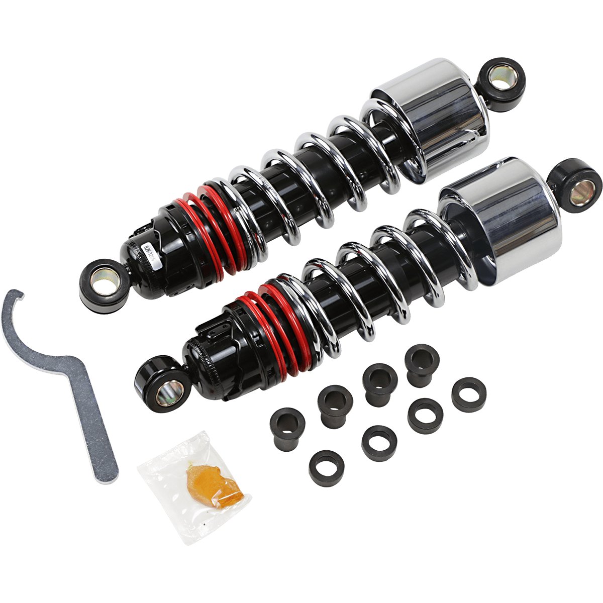 BURLY BRAND Slammer Plus Shocks Chrome XL B281206