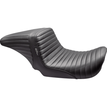 LE PERA Kickflip Up Front Seat Pleated Black Dyna '06-'17 LKU591PT