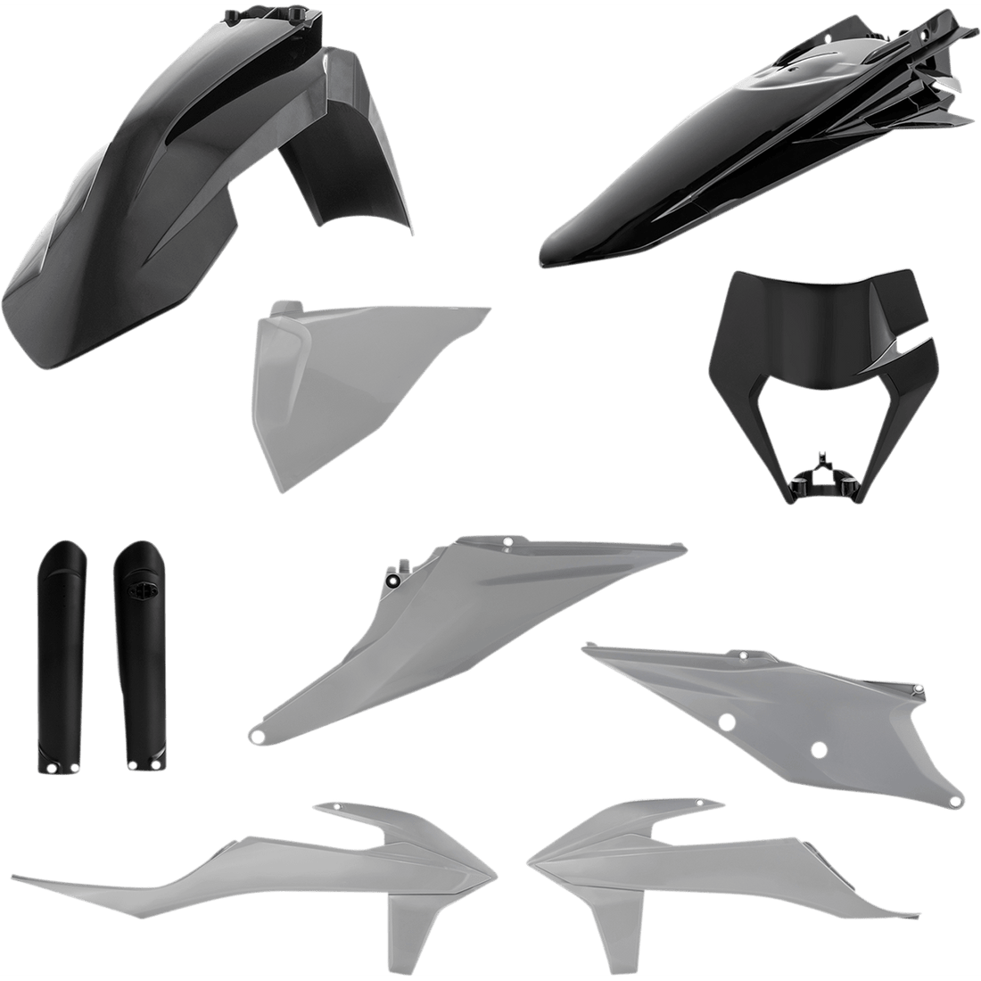 ACERBIS Full Replacement Body Kit Gray/Black 2791541001