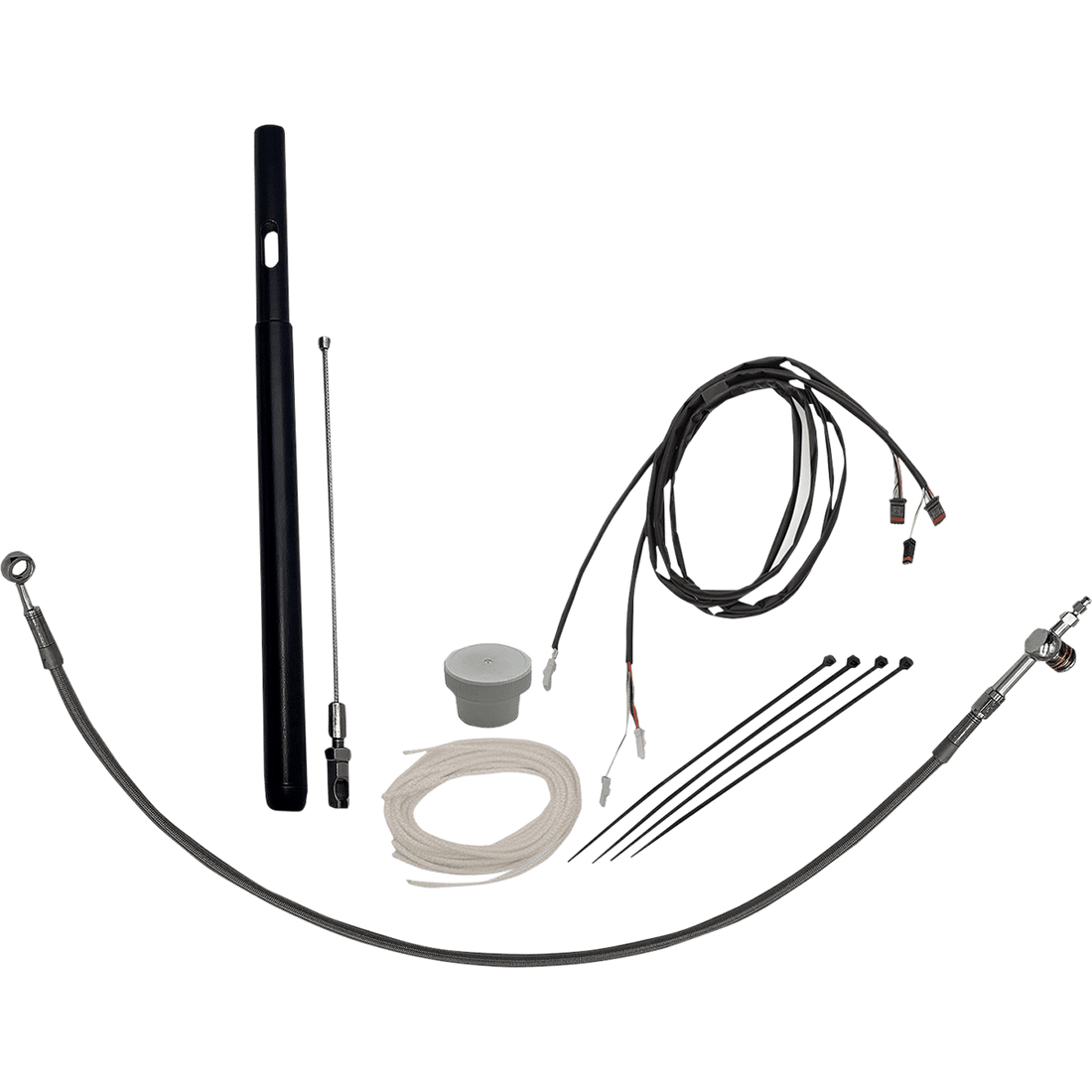 FAT BAGGERS INC. Installation Kit +8" Braided 109016