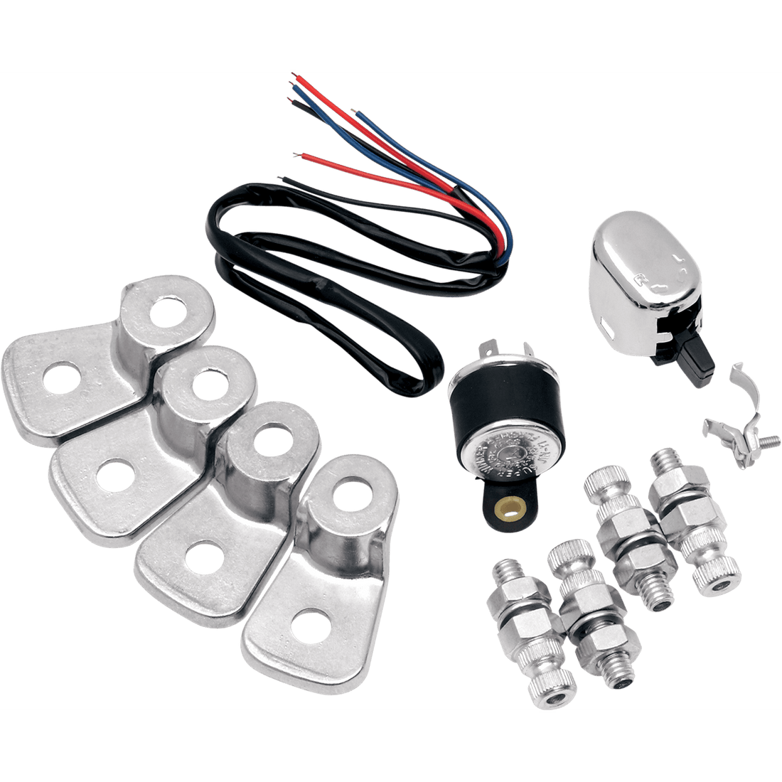 K&S TECHNOLOGIES Turn Signal Wiring Kit w/ Brackets Universal